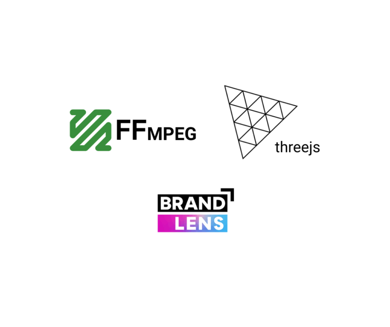 ffmpeg,threejs, brandlens