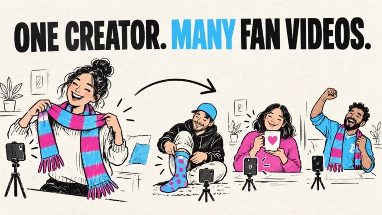One creator inspires three fans to record their own game day ritual videos.